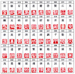 漢字　白文　サンプル１